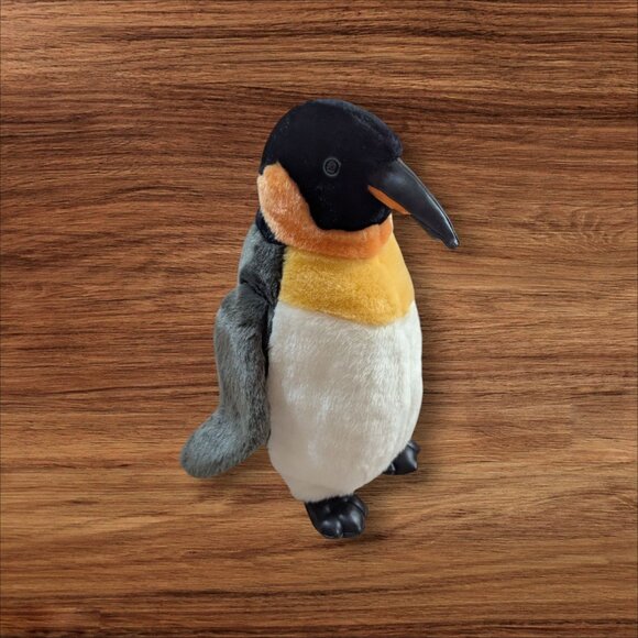 The Petting Zoo King Penguin Plush Stuffed Animal 12" Soft & Realistic Design - Picture 1 of 8